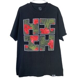 Hawaii's Finest Malaki Line 2020 Black Graphic Shirt Size XL EUC #VEG-0081
